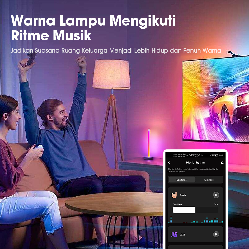 Acome ALP02 Smart Multicolor Lamp Lampu Stand Sudut 16 Juta Warna