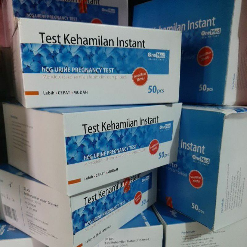 Alat Tes Test Kehamilan Hamil BOX isi 50 pcs ONEHEALTH Test Pack