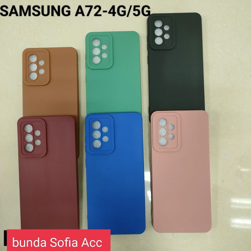 Softcase pro camera Case macaron Samsung A72-4G/5-G