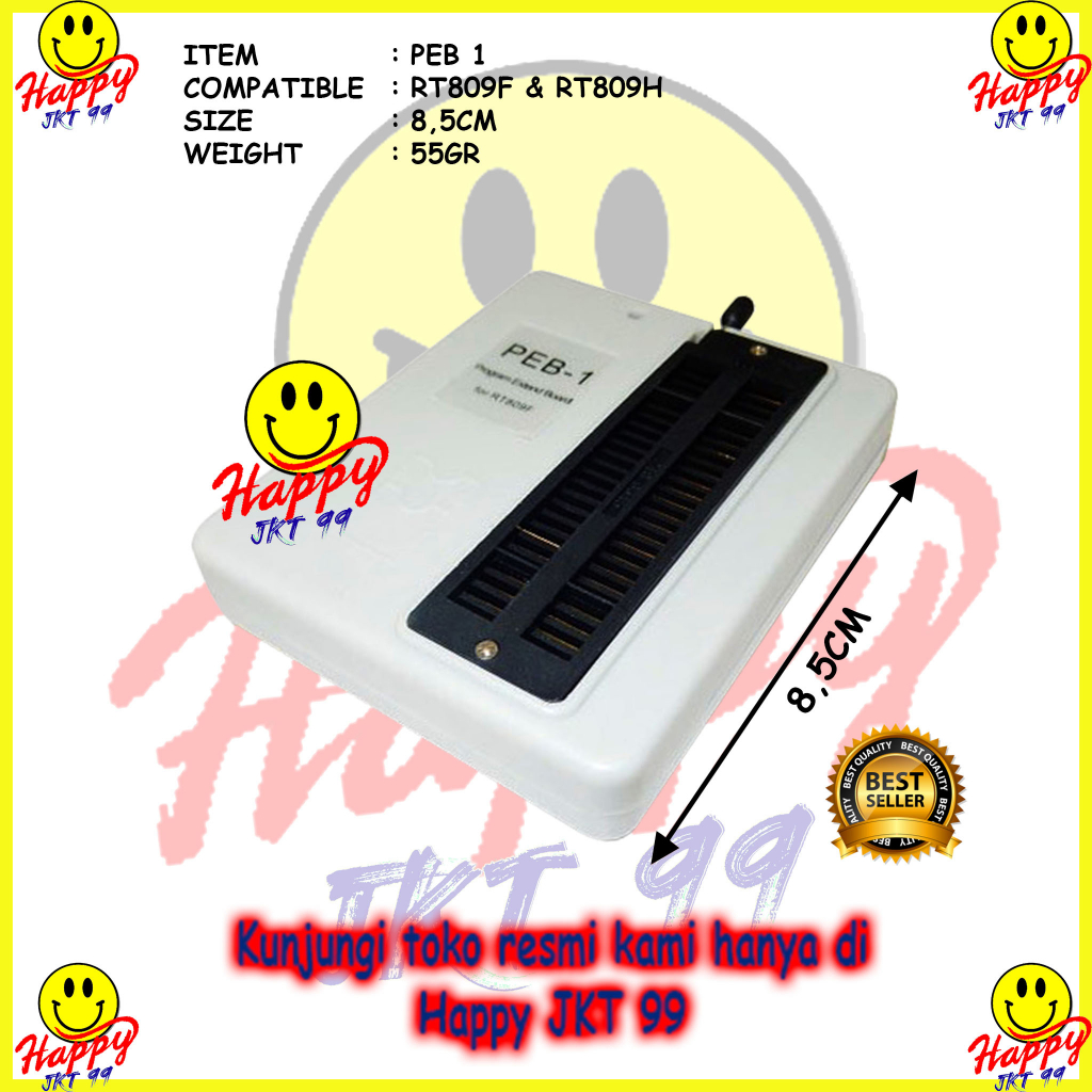 [ HAPPY JKT 99 ] ADAPTER JEPITAN SOCKET SOKET PEB1 PEB 1 RT809F RT809 RT 809 F 809F