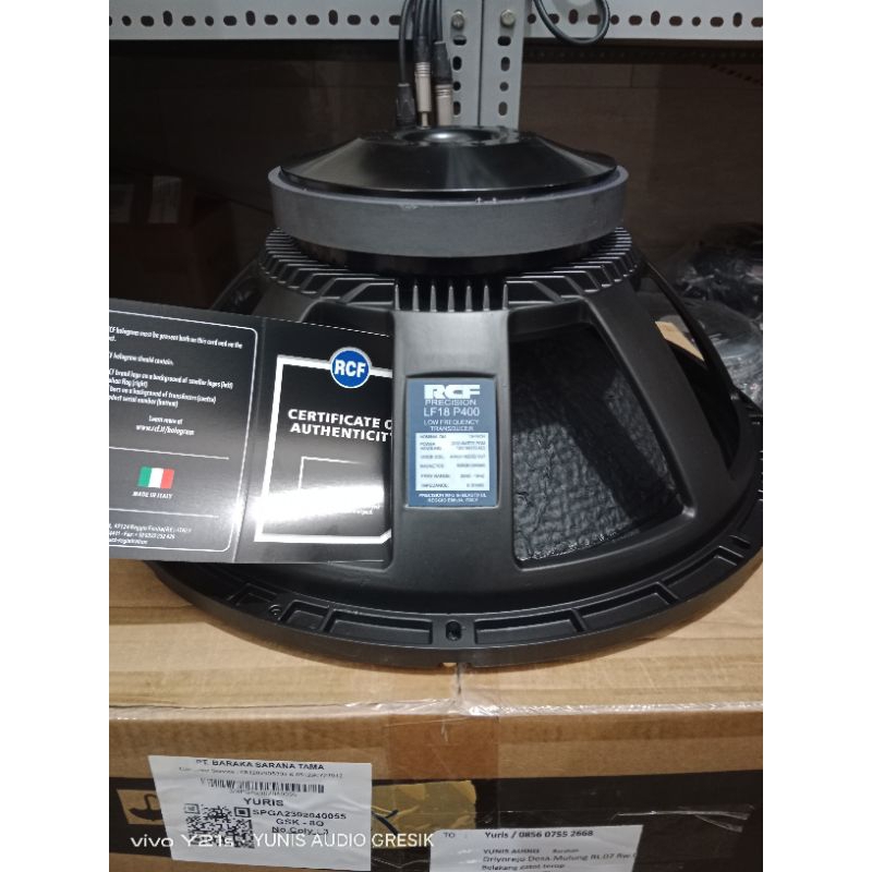 SPIKER RCF 18INCH LFP400