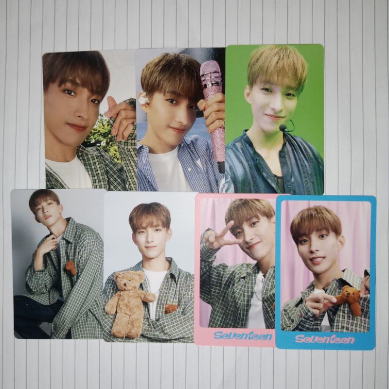 Photocard Mini Dicon SVT Seventeen DK Dino Hoshi Seungkwan Set