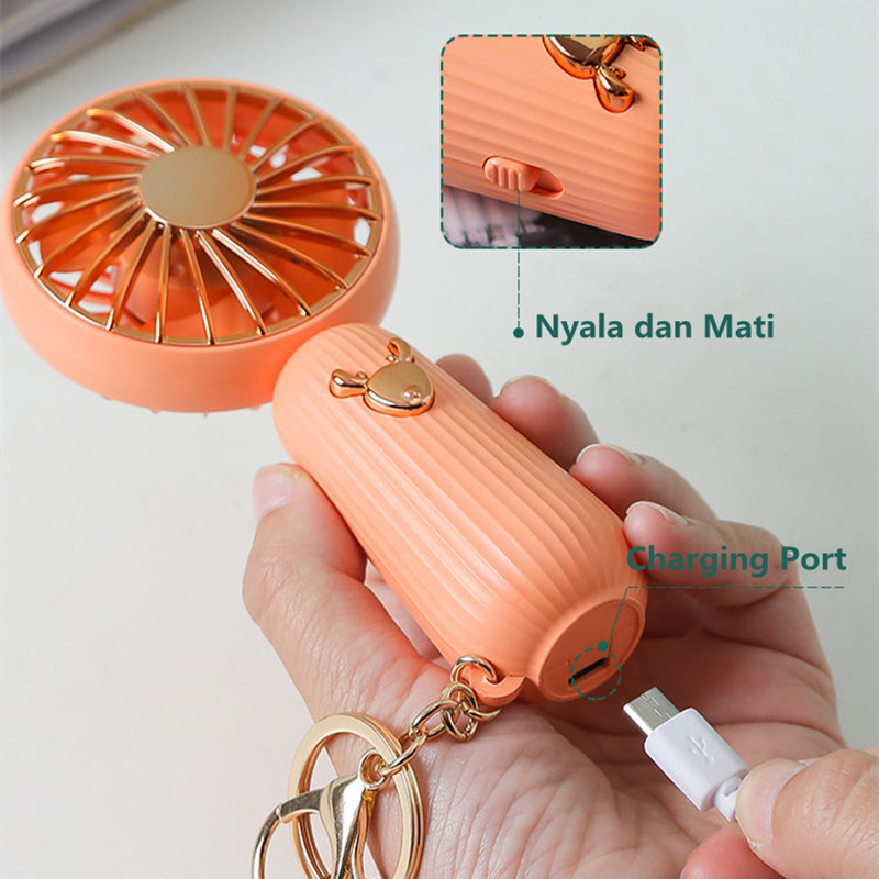 【READY STOCK】Kipas Angin Mini Genggam Cute/ Kipas Angin Portable / Kipas Angin Kecil Mini Fan / Kipas Angin Gengga