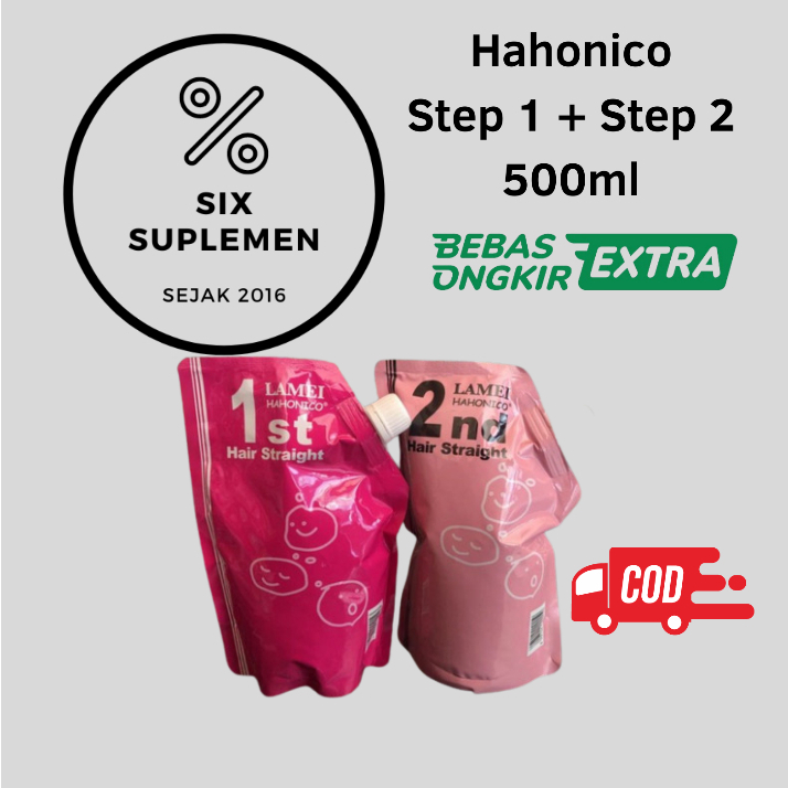 Obat Pelurus Bonding Smoothing Lamei Hahonico Step 1 Step 2 500ml Ori