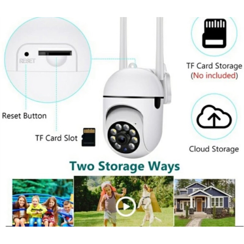 IP Camera kamera cctv wireless QJ mini - V380 pro Wifi PTZ mini Full hd 1080p