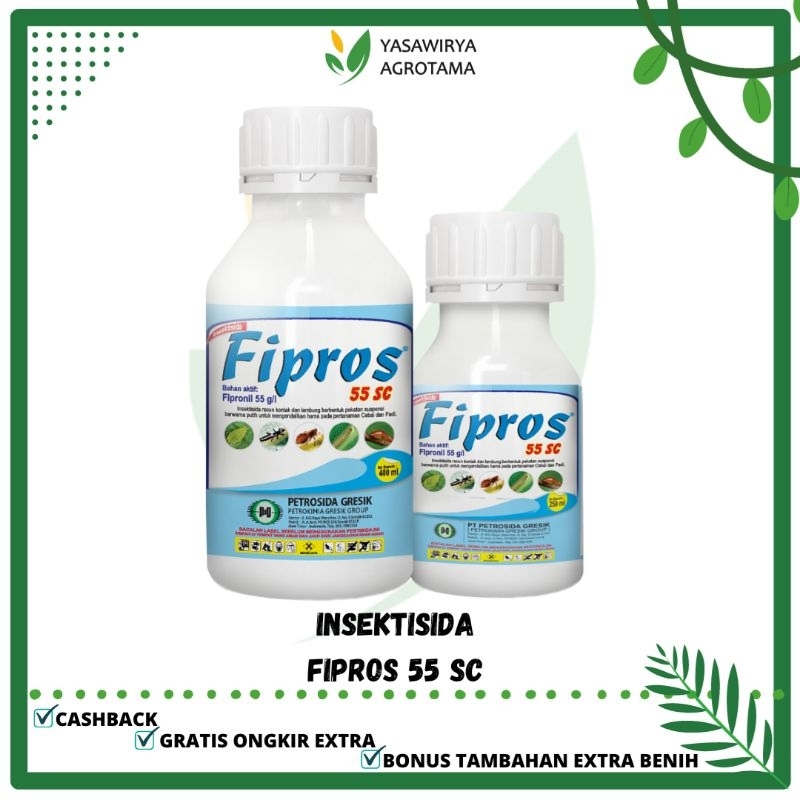 INSEKTISIDA FIPROS 55SC 100ML (PEMBASMI ULAT GRAYAK/PENGEREK BATANG)