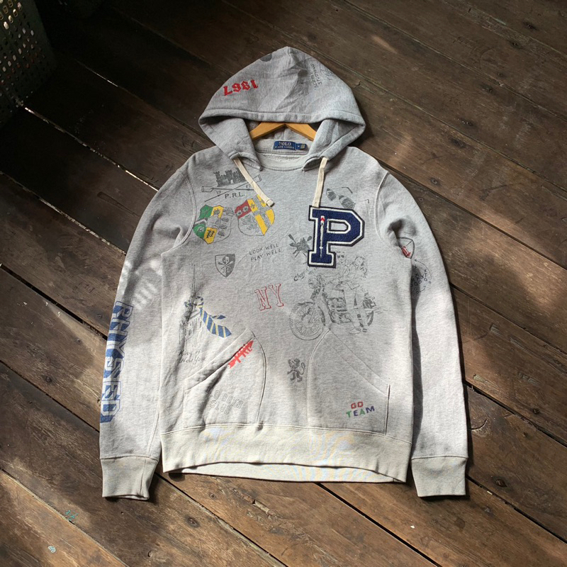 HOODIE POLO RALPH LAUREN PRINT