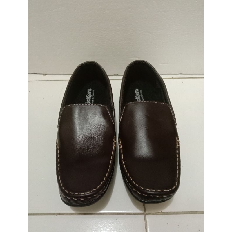 Sepatu casual slip on pria sepatu santai pria sepatu slop tanpa tali