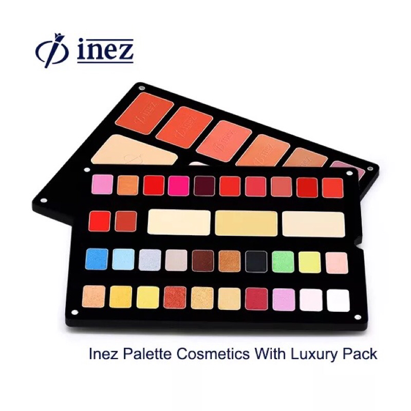 Inez Palette inez with luxury pack/Palette Make Up Inez Original 100%