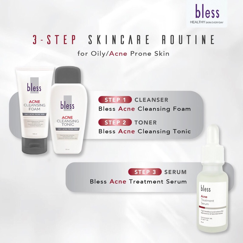 Bless Acne Cleansing Foam / Sabun Cuci Muka Berjerawat