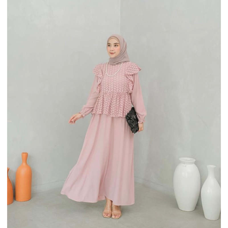 Odeca - Sahara dress by ODECA.OFFICIAL size M lify rose