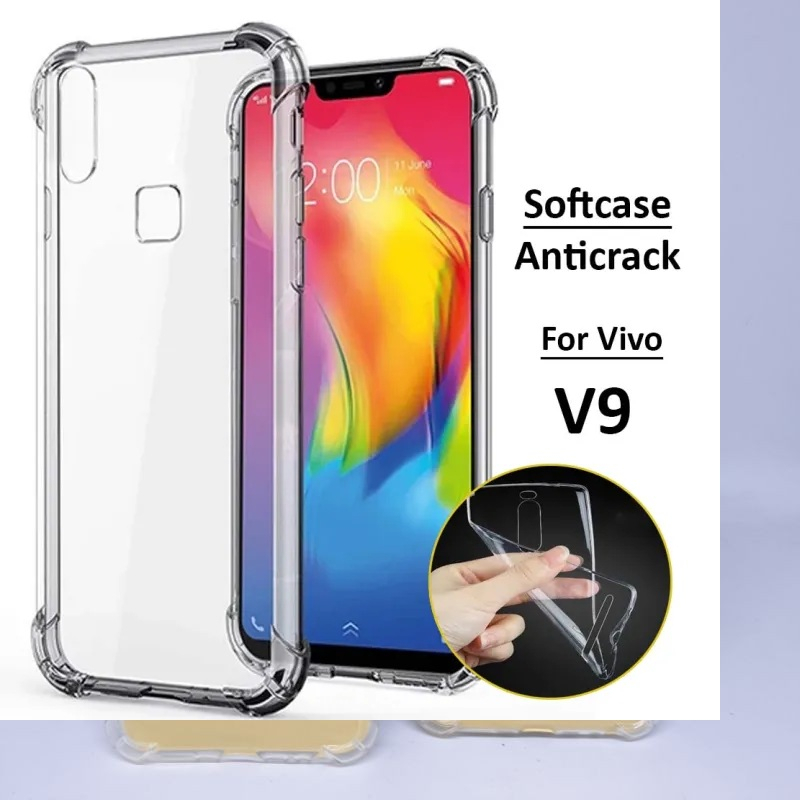 Softshell Vivo V9 / Vivo Y85 Softcase UltraFit Jellycase Air Case Oppo F3 Anti Crack Casing Anti Shock Vivo V9 / Y85 SIlicone