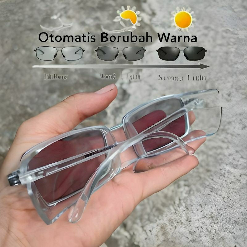 KACAMATA SAFETY APD LENSA NORMAL MINUS CYL LENSA PHOTOCROMIC GRAY