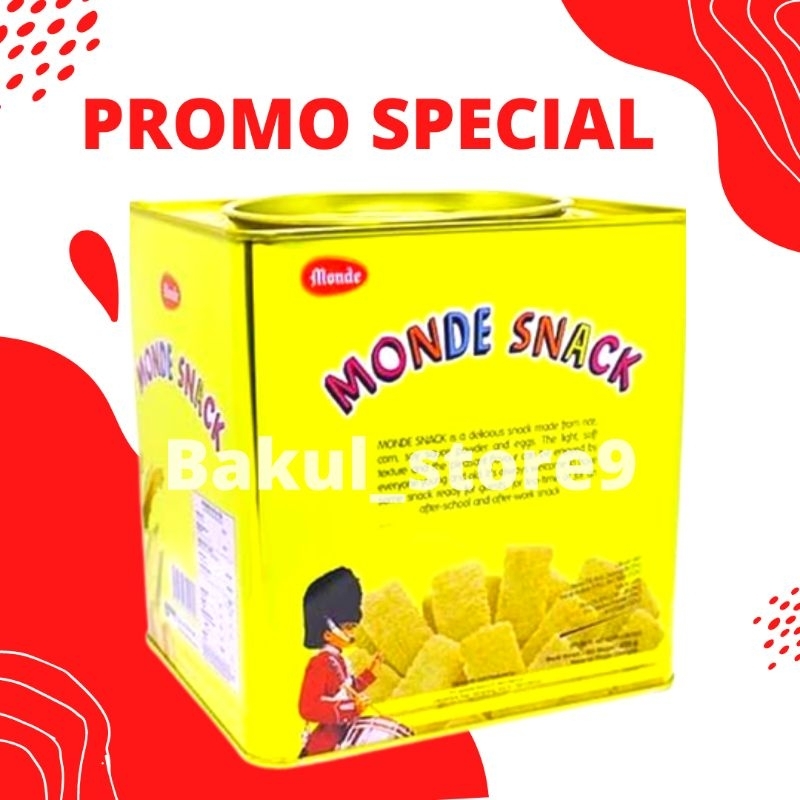 PROMO  MONDE SNACK GOLD 450 GRAM KALENG TERMURAH