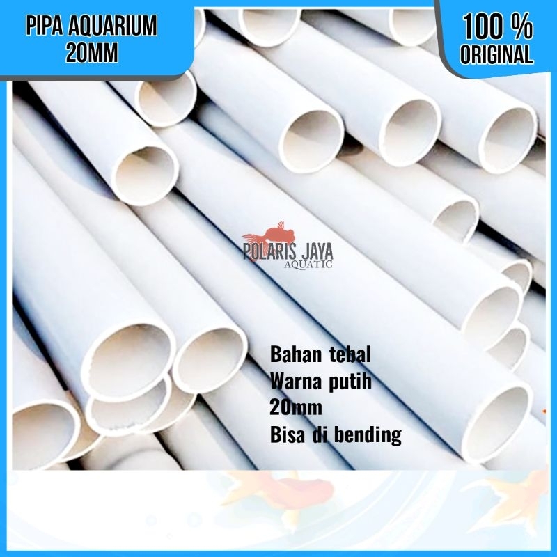 PIPA AQUARIUM 20 MM PUTIH