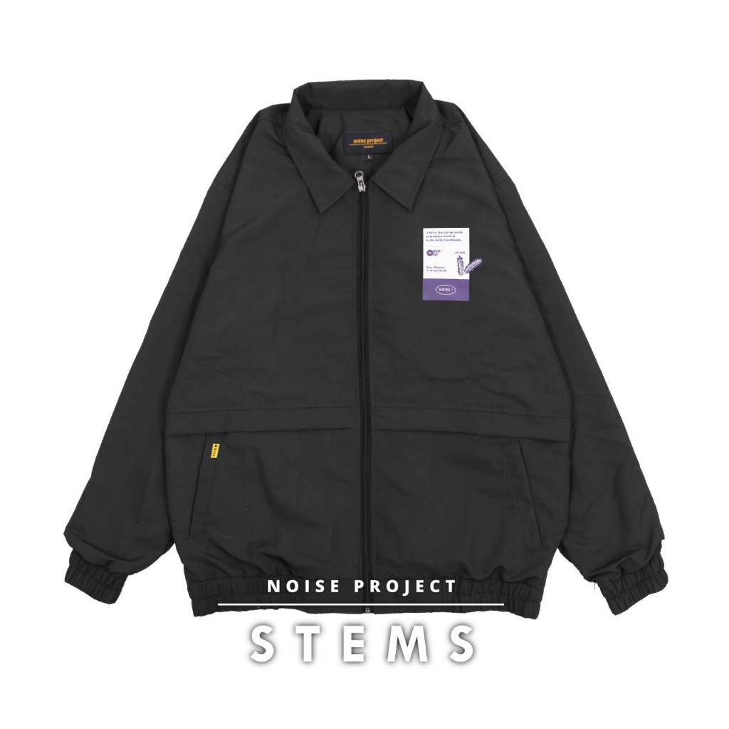 [SIAP KIRIM] Track Suit Jacket Parasut Pria Wanita Unisex Waterproof Noise Project Original - Tracksuit