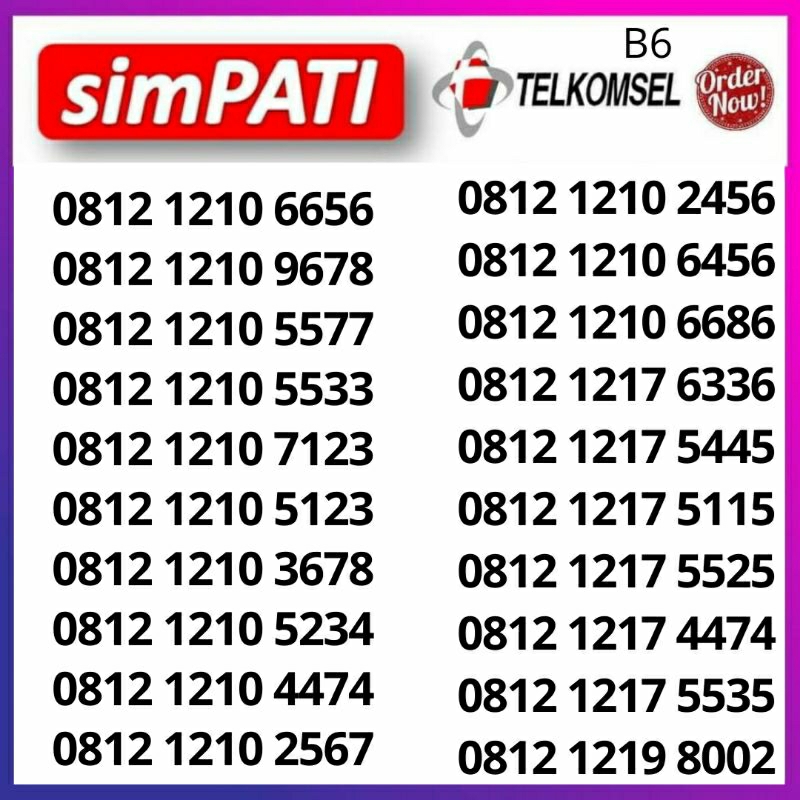 Nomor Cantik Simpati Telkomsel Prabayar