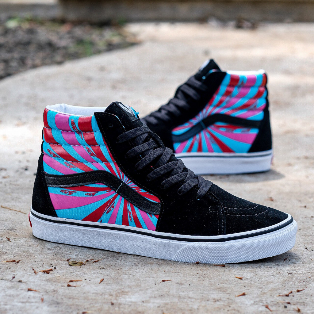 VANS SK8-HI RETRO MART &quot;BLACK/TRUE WHITE&quot; ORIGINAL 100%