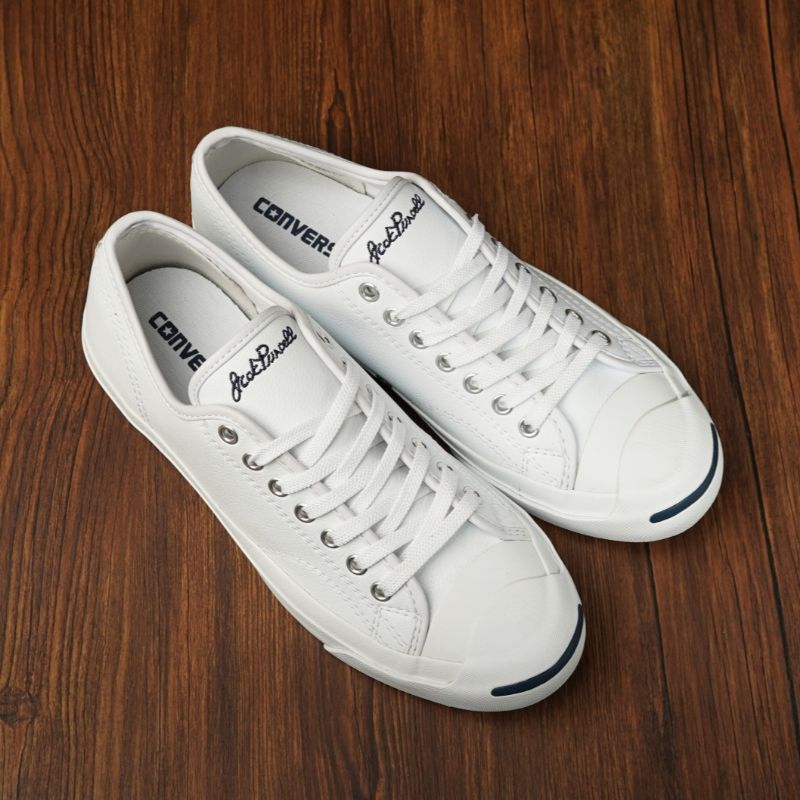 Sepatu Converse Jack pursell Leather White