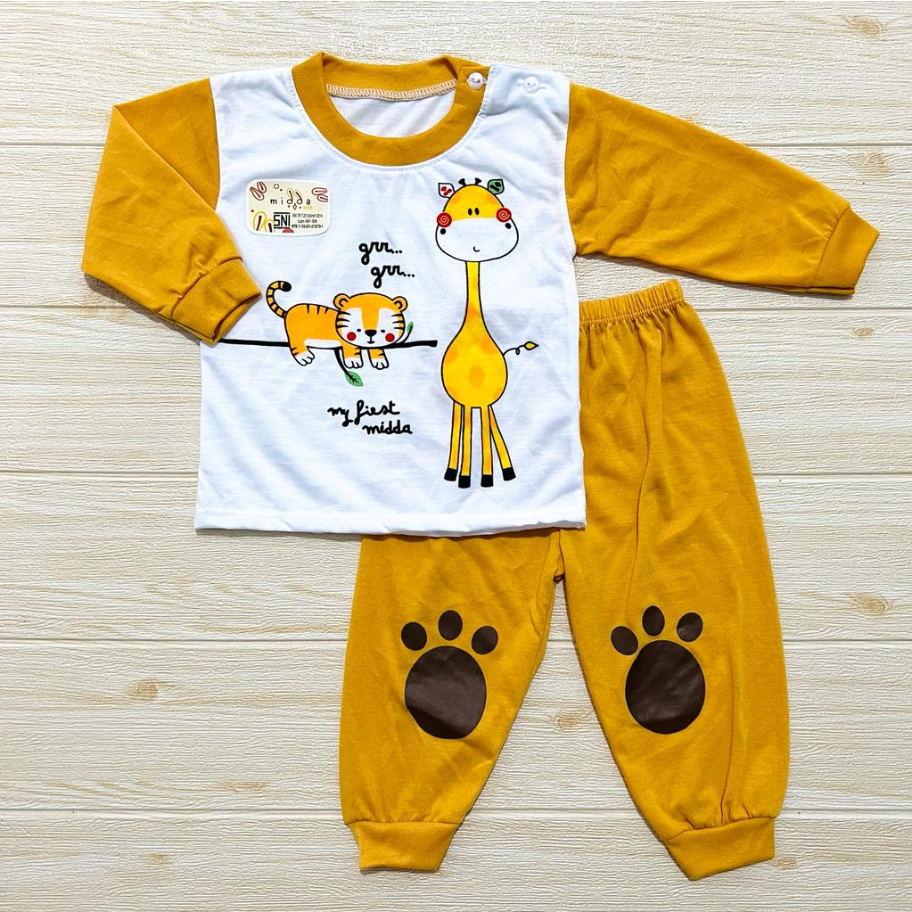 COD piyama anak laki-laki / setelan baju bayi cowo baju tidur baby alicia