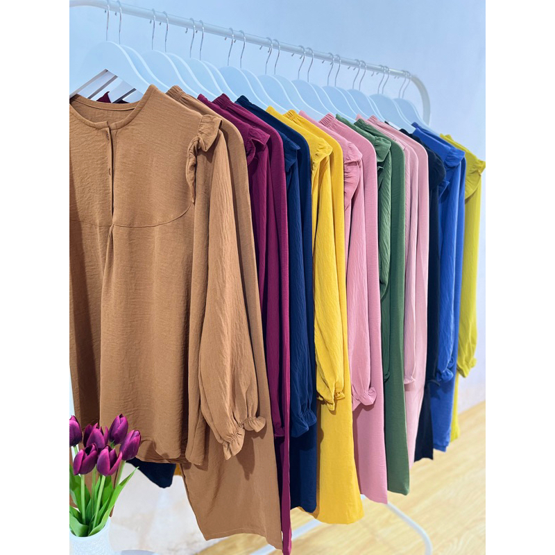 JENNA SET - SETELAN CRINKLE PREMIUM - ONE SET CRINKLE AIRFLOW PREMIUM - SETELAN DEWASA - SETELAN BUS