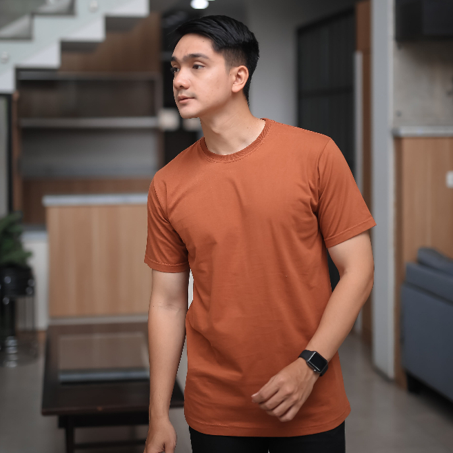 Kaos Polos Slimfit Pendek Pria