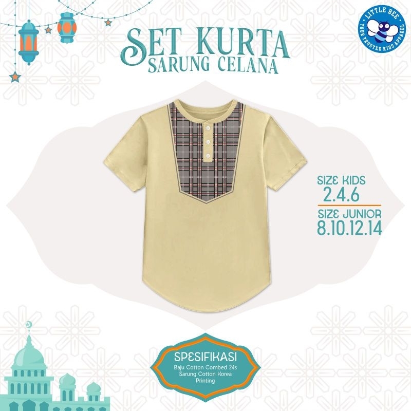 Kaos Kurta Anak Laki-laki 1-12 Tahun