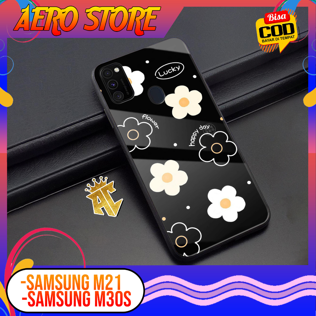 CASE SAMSUNG M21 / SAMSUNG M30S - Casing SAMSUNG M21 Terbaru AERO STORE [ MOTIF 14 ] Silikon - Case 