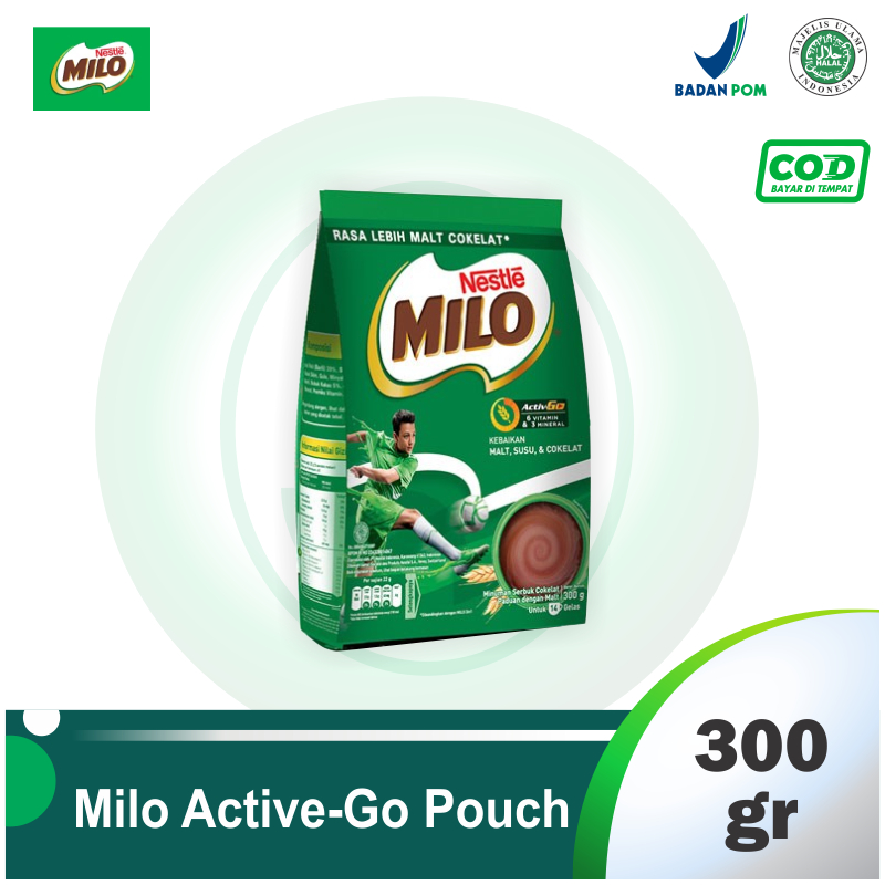 

Milo Active Go Susu Coklat 300gr - Susu Bubuk