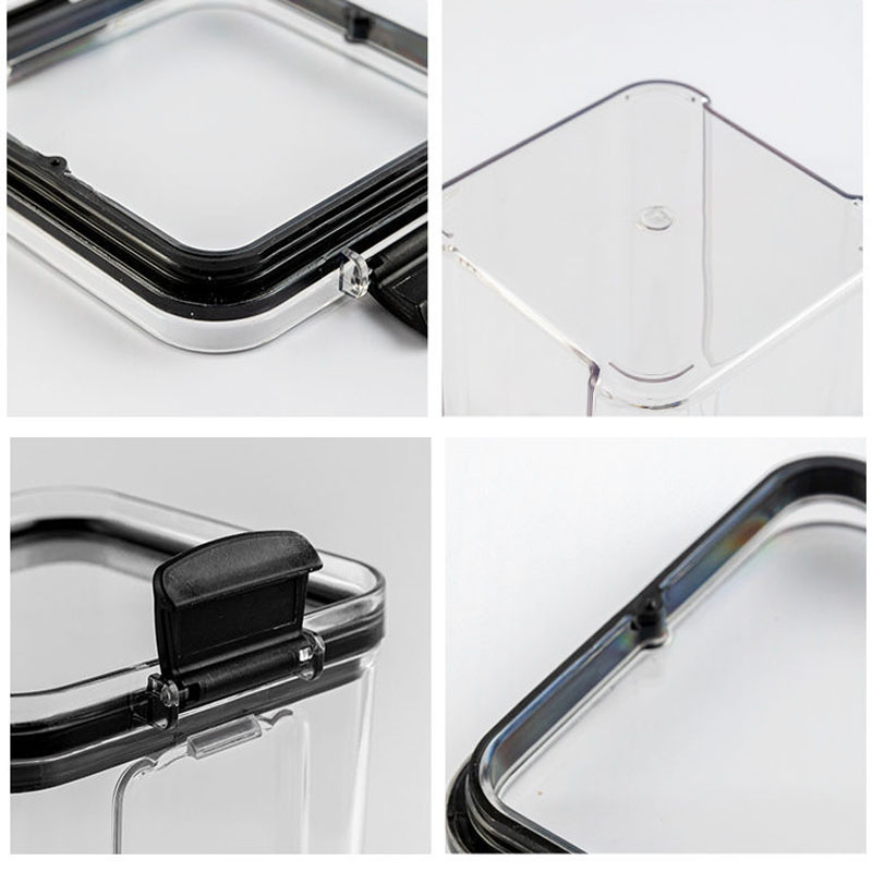 T&amp;Y Toples plastik Transparan Kedap Udara 460 ml Kotak Penyimpanan Makanan Serbaguna 460ml Kontainer Makanan Acrylic Dengan Tutup Tempat Snack Sereal Kue Kering Food Storage Jar Container