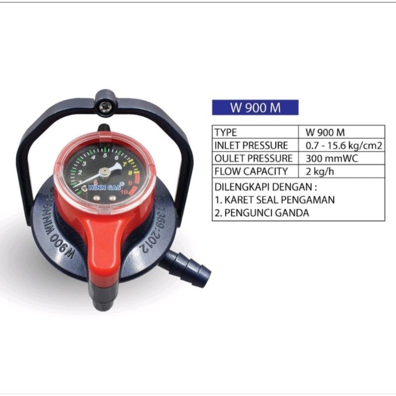 Regulator Winn Gas Kunci Ganda / Original