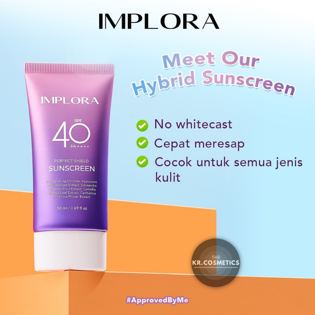 IMPLORA Perfect Shield Sunscreen SPF40 PA++++ 50ml