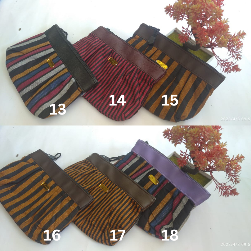 POUCH TENUN LURIK ASLI | DOMPET ETNIK TENUN ELEGAN