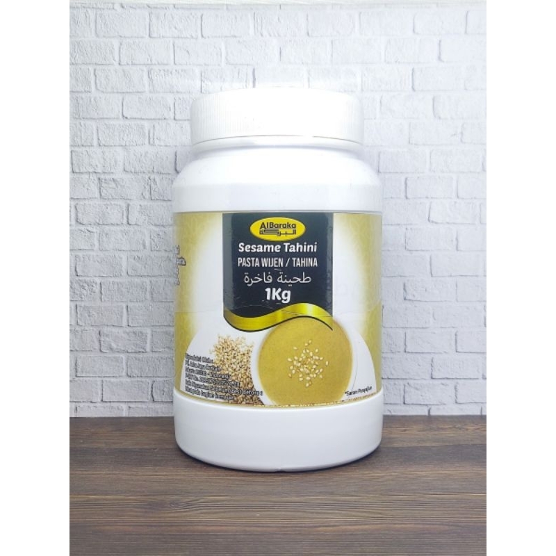 

Tahini Albaraka Finest Sesame Al Jameel 1 Kg dan 500 G Al Baraka Cocolan Biji Wijen & Kulit Jagung Kualitas Aljameel