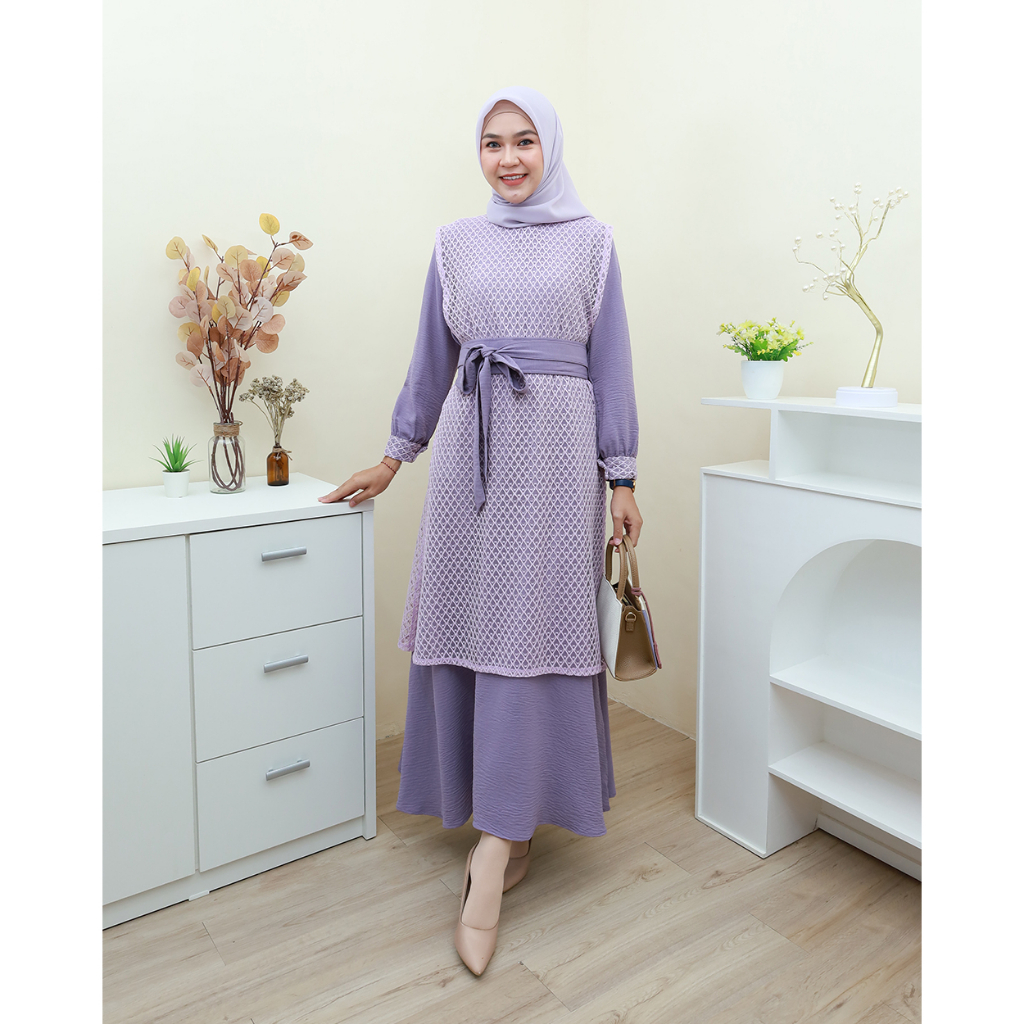 SABRINA Dress   - Pakaian terbaru by hijab mamah icis