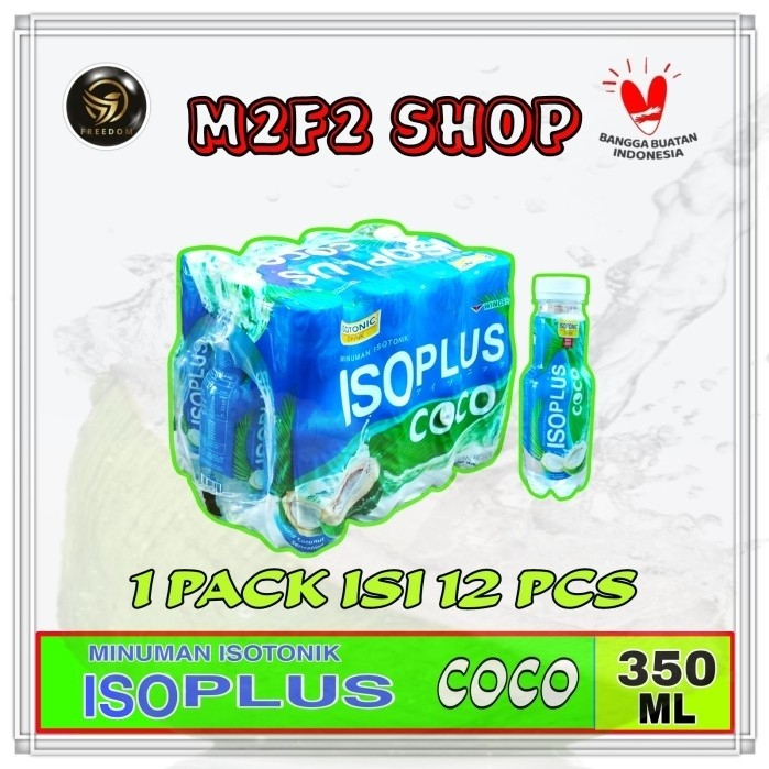 

Isoplus Coco Minuman Isotonik Rasa Kelapa - 350 ml (Kemasan Pack)