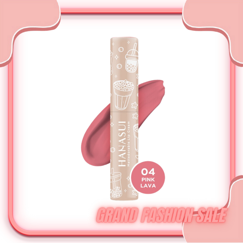 DOMMO - D8224 HANASUI MATTEDORABLE LIPCREAM - BOBA EDITION