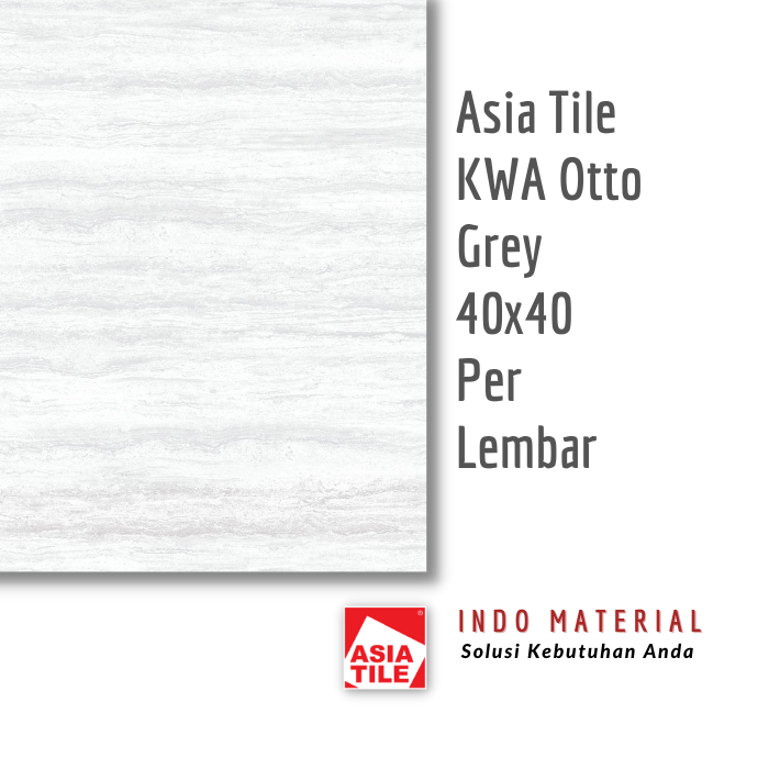 Keramik Asia Tile Otto Grey 40x40 cm KWA | Jual Eceran Keramik Per Lembar