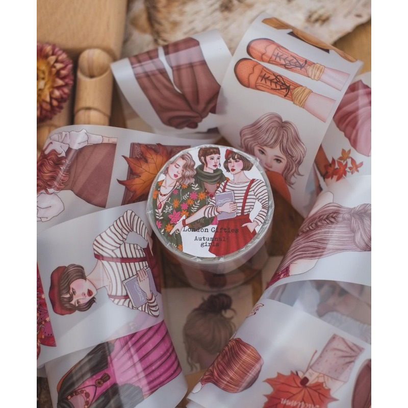 

Sample Autumnal Girls PET Tape by London Gifties