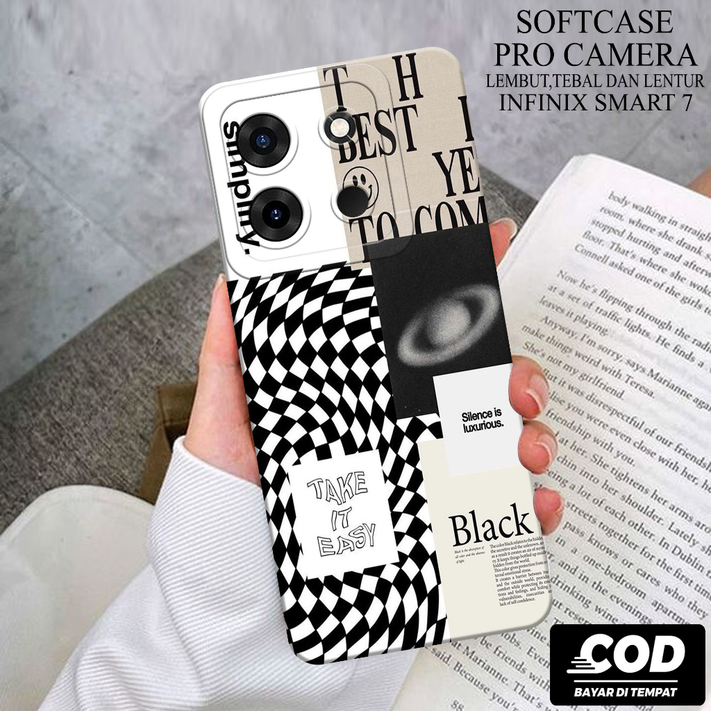 Case Hp Infinix Smart 7 2023 - Softcase Infinix Smart 7 Terbaru - Casing Infinix Smart 7 - Kesing In