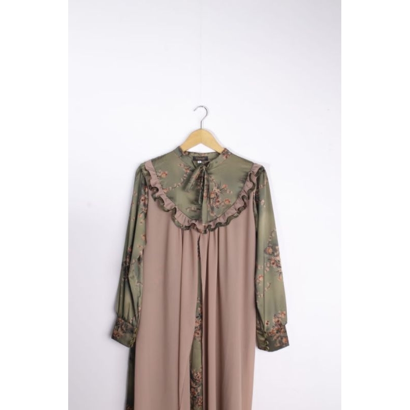 Khadijah dress Muslim dress Lebaran Kondangan Terbaru dress Armani Silk Motif