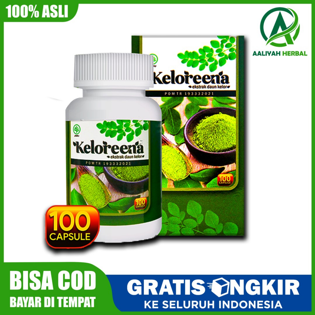 Obat Pengental Dan Penyubur Sperma Pria - Atasi Sperma Encer 100% Alami Keloreena Daun Kelor Kapsul