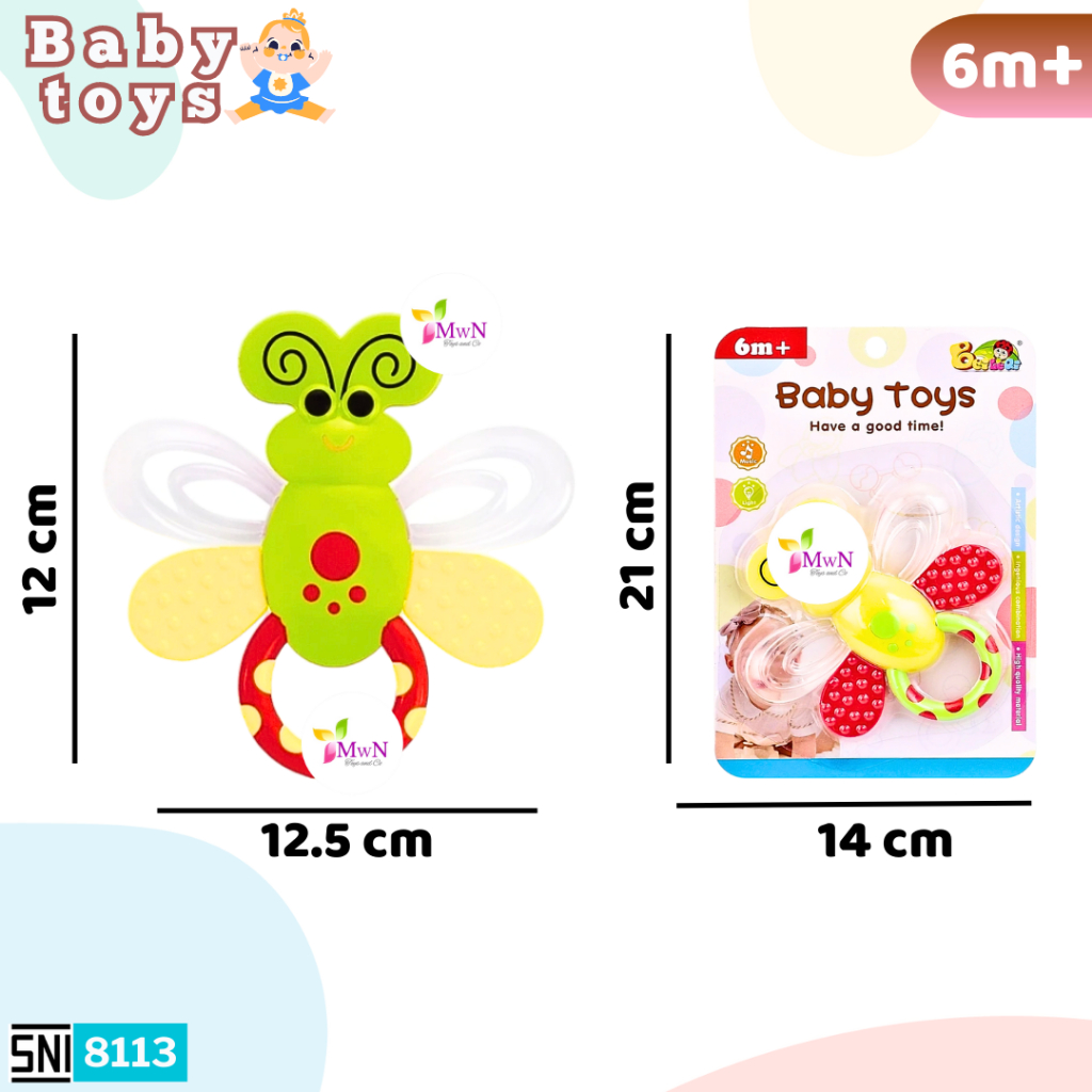 MWN Mainan Gigitan Baby Toys Teether 8113