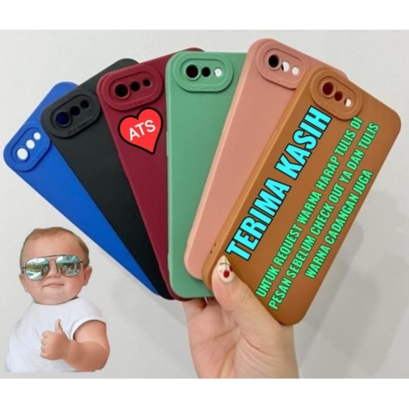 Silikon Softcase Procamera Oppo Xiaomi Redmi Handphone All Tipe, Oppo A15 A15S A16 A16E A16K A17 A17K A1K A3S F7, A5 2020, A9 2020, REALME C30 C30S C55, SAMSUNG A04 A04E A04S, VIVO Y02 Y16 Y22 Y35 V27 V25 V25E, REDMI 12 C, OPPO RENO 8T 4G, OPPO RENO 8T 5G