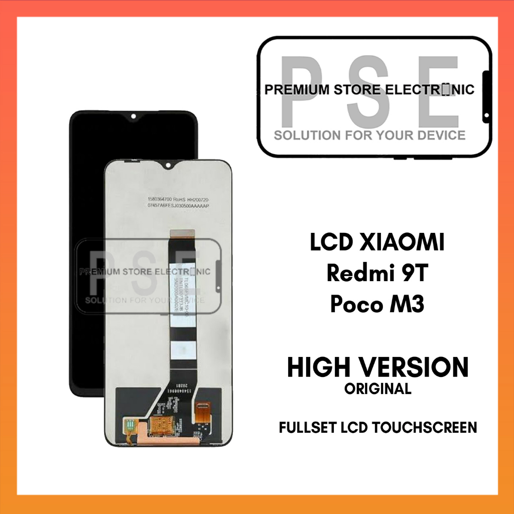 LCD Xiaomi Redmi 9T / Poco M3 Original Fullset Touchscreen Garansi 1 Bulan