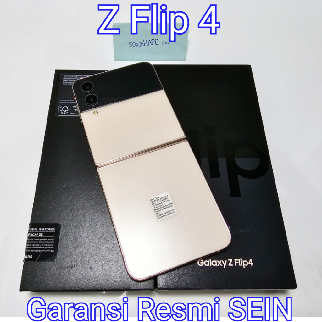 HP Samsung Z Flip 4 256GB 512GB Resmi SEIN 2nd Fullset ZFlip4 Zflip 4 Bekas Mulus