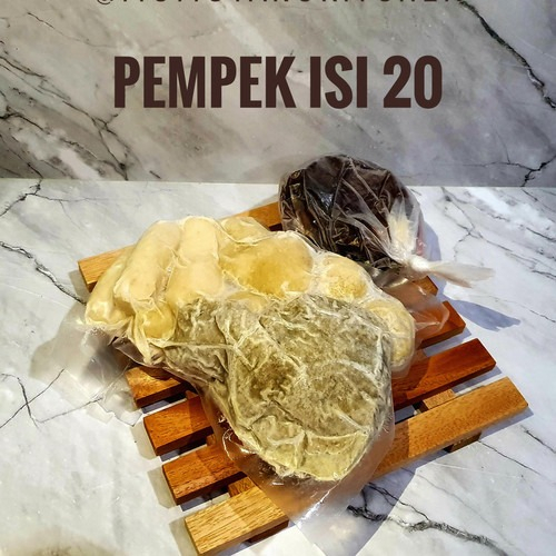 Pempek Palembang Asli, Adaan, Lenjer, Kulit isi 20, frozen, empek empek Palembang, mpek mpek murah