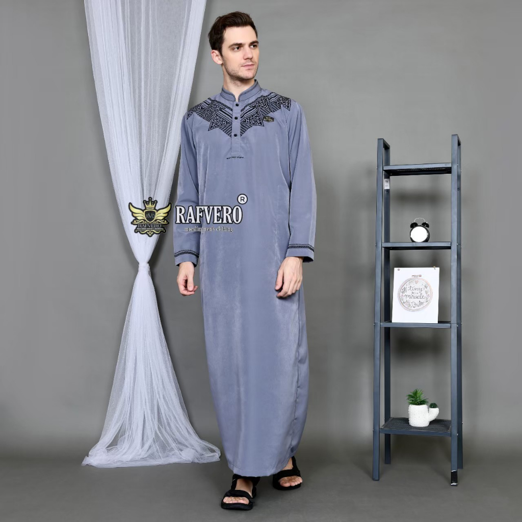 JUBAH PRIA MOTIF TERBARU EMBOS TERBARU MEWAH - GAMIS KOKO KURTA LAKI LAKI DEWASA UKURAN M L XL