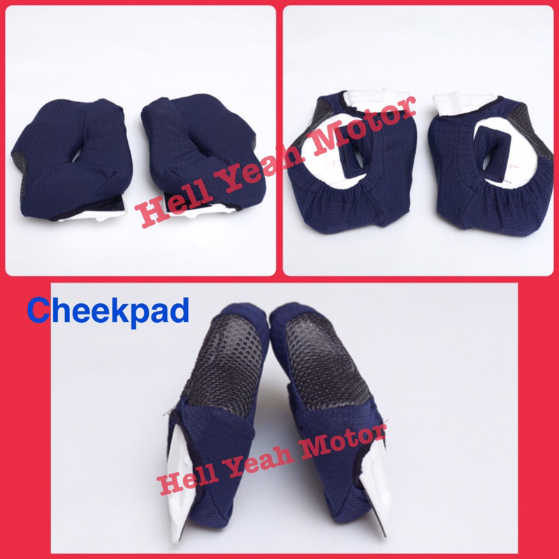 cheekpad arai rx7x vector x rx7v