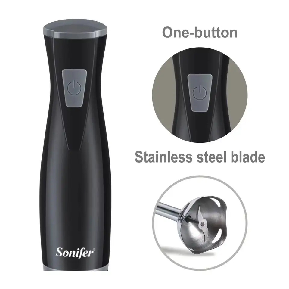 SONIFER HAND BLENDER MULTIFUNGSI BLENDER TANGAN STAINLESS